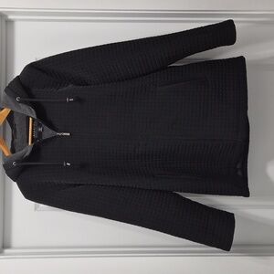 Braetan L Quiled Black Coat Gray‎ Lined
